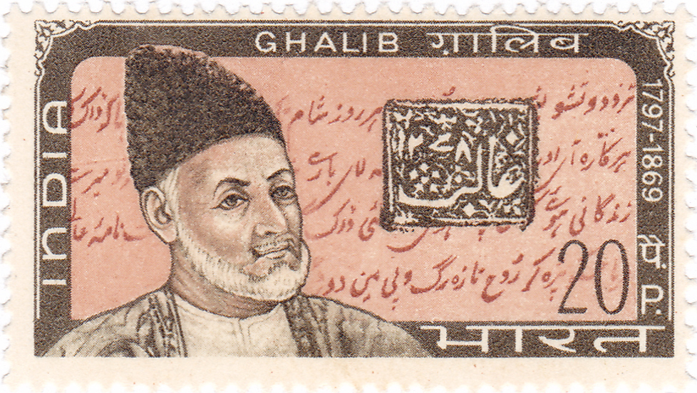 Mirza Ghalib – Poet of all times -1969_stamp_of_India