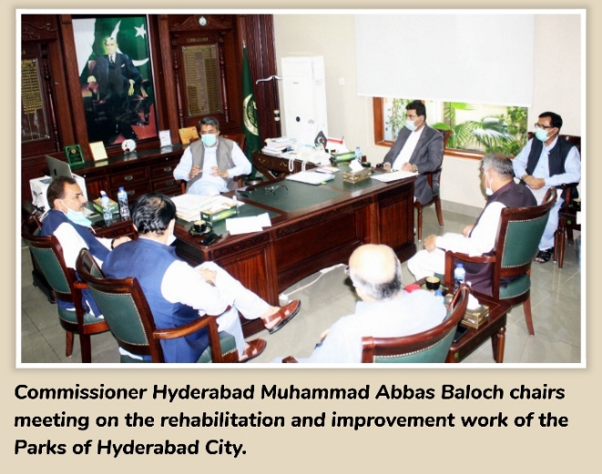 Rehabilitation work of Hyderabad’s Rani Bagh hits a snag - Commissioner Hyderabad- meeting- Sindh Courier