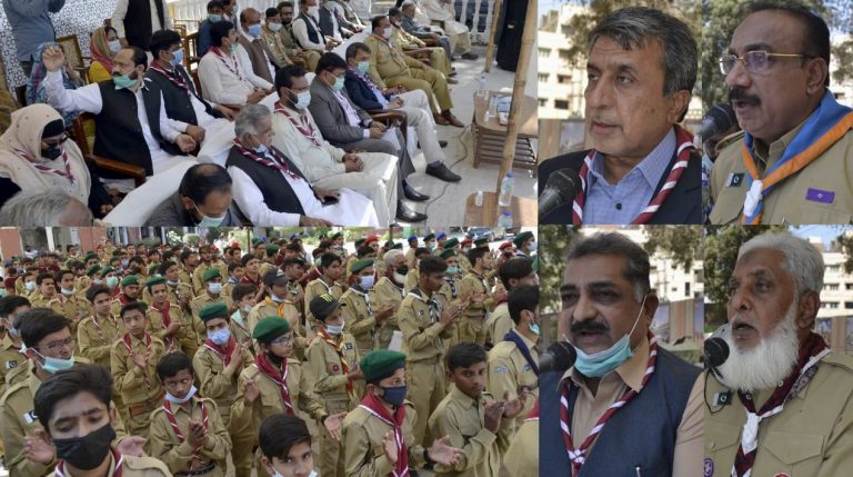 World Scouts Day Observed in Hyderabad - Sindh Courier-1