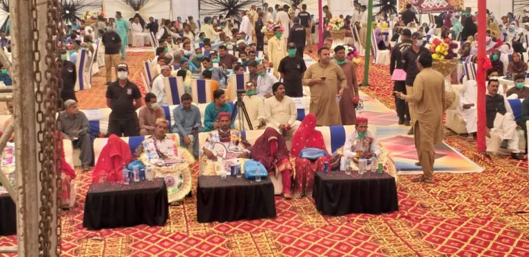30 Couples tied in wedlock at a collective marriage ceremony