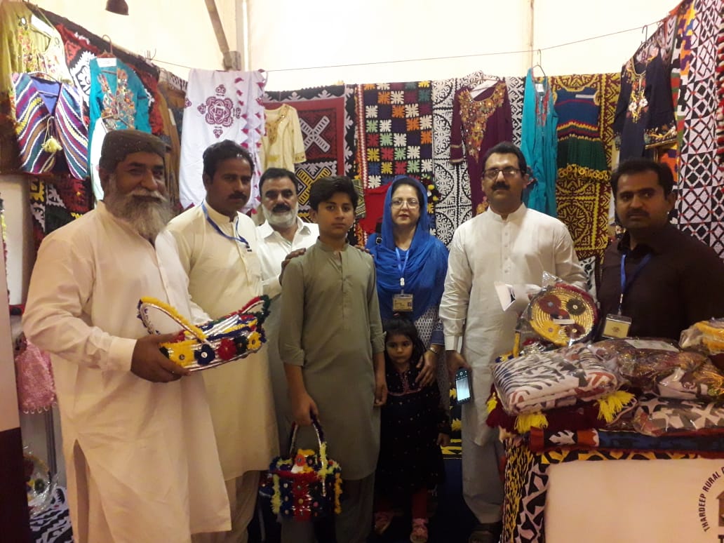 Photo of Sindh’s cultural handcrafts on display