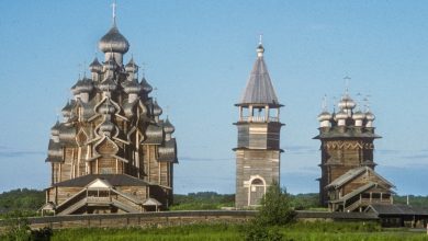 Photo of Russia’s Towering Wooden Shrines