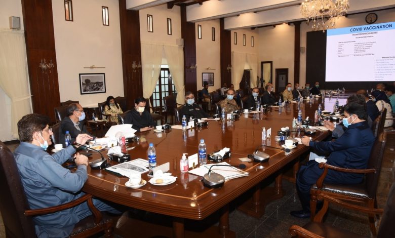 Covid- Taskforce-Sindh-Meeting- Sindh Courier