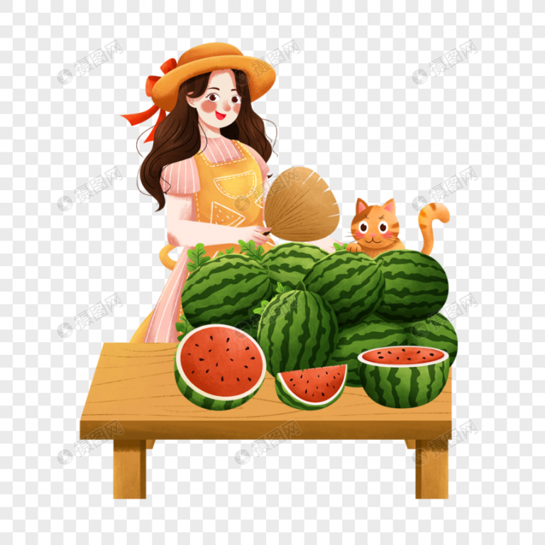 Girl-Watermelon