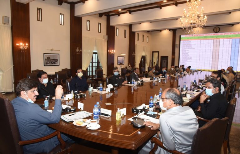 Sindh Task Force on Coronavirus meets with Chief Minister Murad Ali Shah in the chair- Sindh Courier