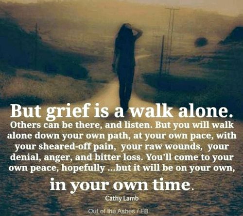 This grief has no closure.....