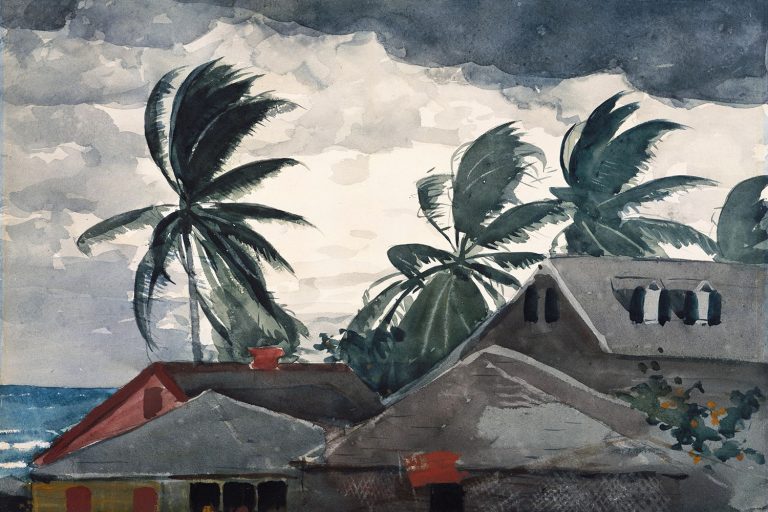 Let the Wind-_Winslow_Homer_-_Hurricane,_Bahamas