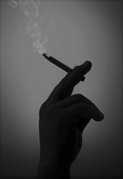 2 - Cigarette in hand