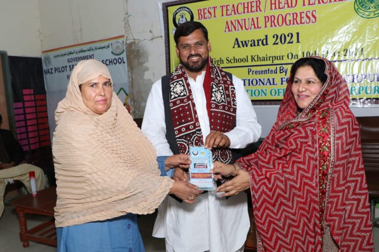 Female teachers honored with Best Teacher Awards in Khairpur