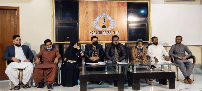 Youth Press COnference- Sindh Courier