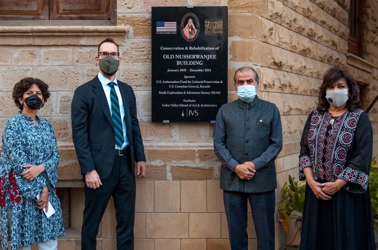 U.S. Mission helps Preservation of Karachi’s Historic Nusserwanjee Building