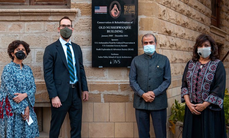 Photo of U.S. Mission helps Preservation of Karachi’s Historic Nusserwanjee Building