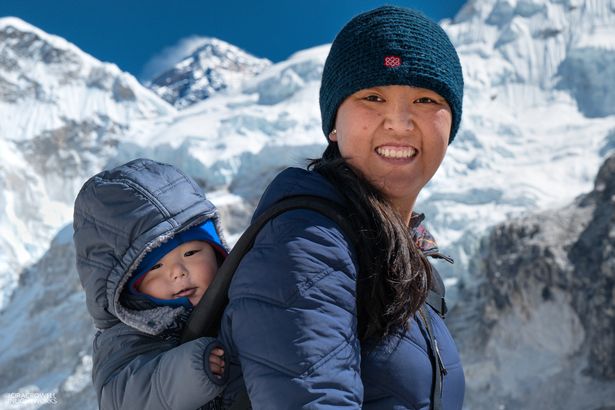 Mum climbs deadly 6,000m mountain to inspire her son to always ‘follow his dreams’