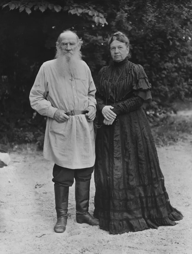 Leo and Sonya Tolstoy in 1906