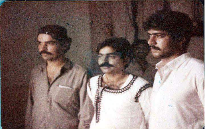 Gul Muhammad Jakhrani (Left) and Bashir Khan Qureshi (Right) during student life.