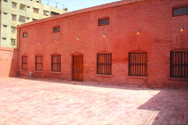 Courtyard of Annie Besant Hall, Hyderabad, after preservation efforts