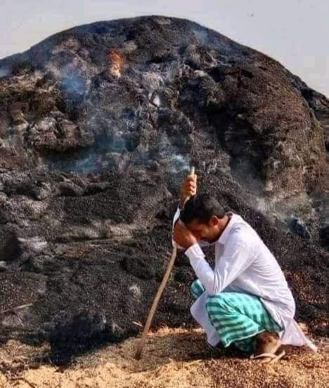 Fire-Mehar-Sindh Courier- Photo - Social Media