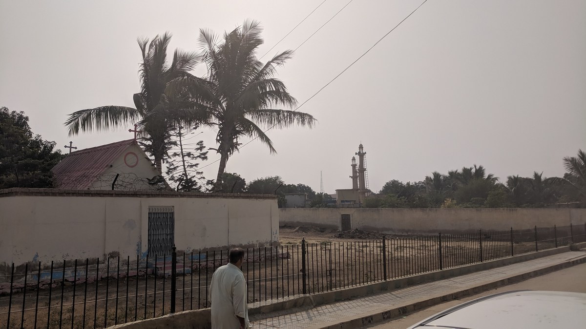 A church, mosque and Hindu temple behind the church -not pictures- depicts values of interfaith harmony among the community of lepers.