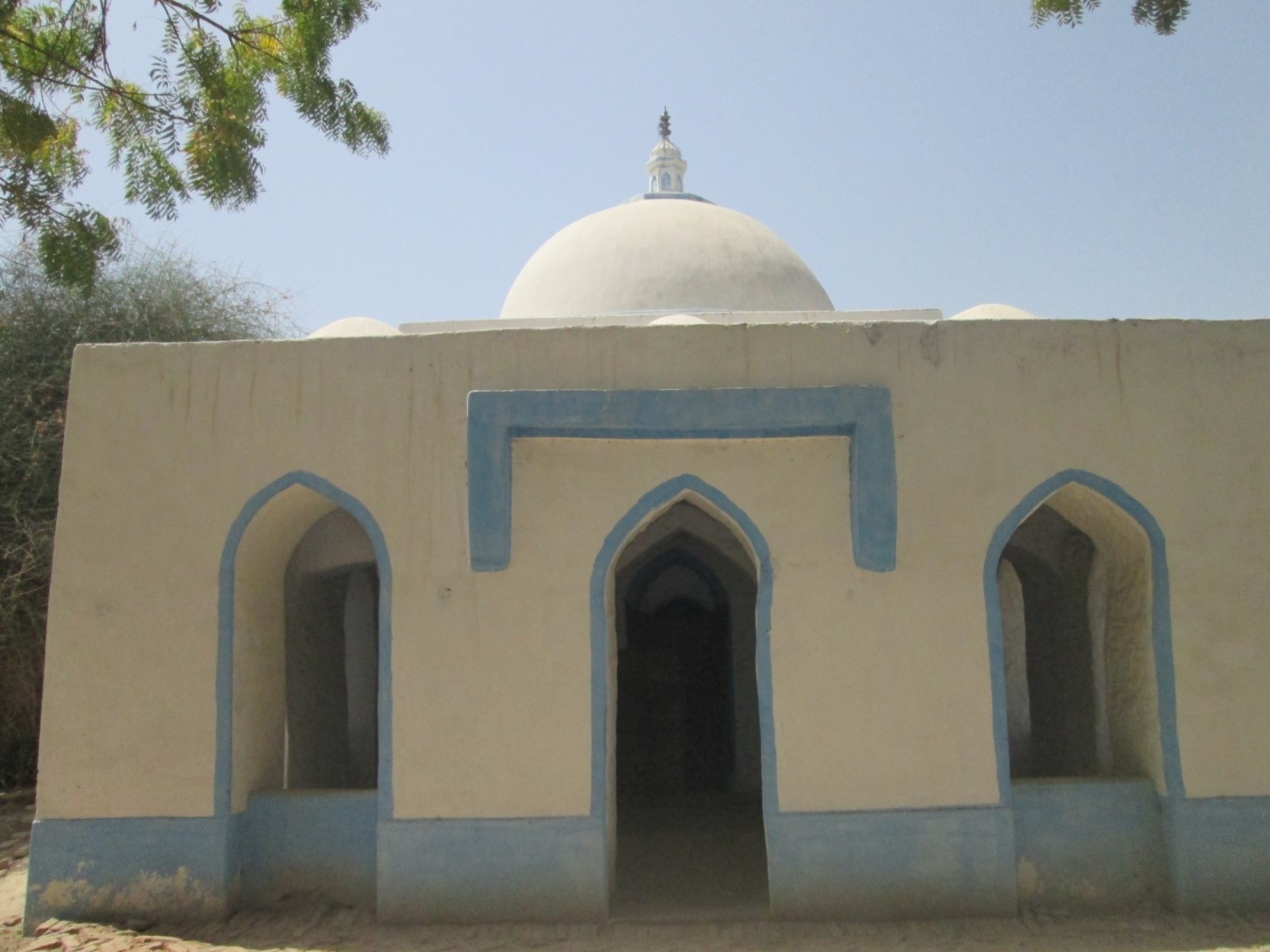 Bahlani- Front view of tomb from Mausoleum where females are buried