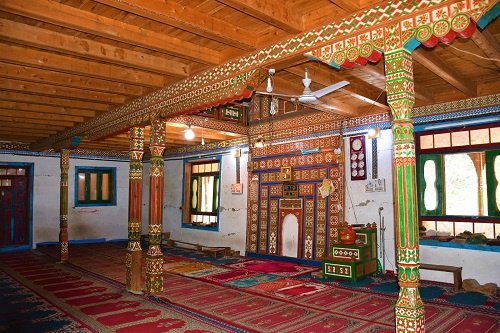 Interior view of the lower storey of the Dabas mosque
