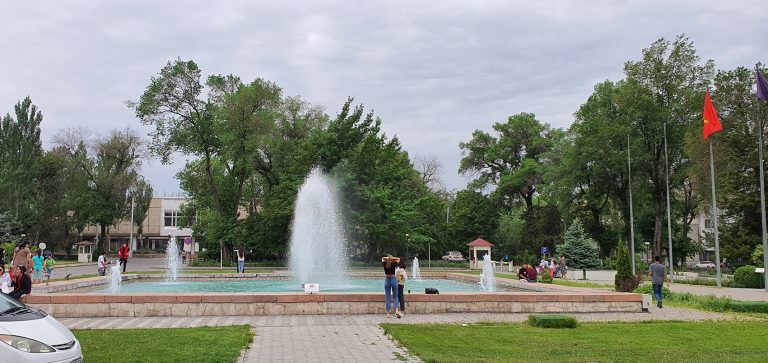 Parks are a major feature of Bishkek