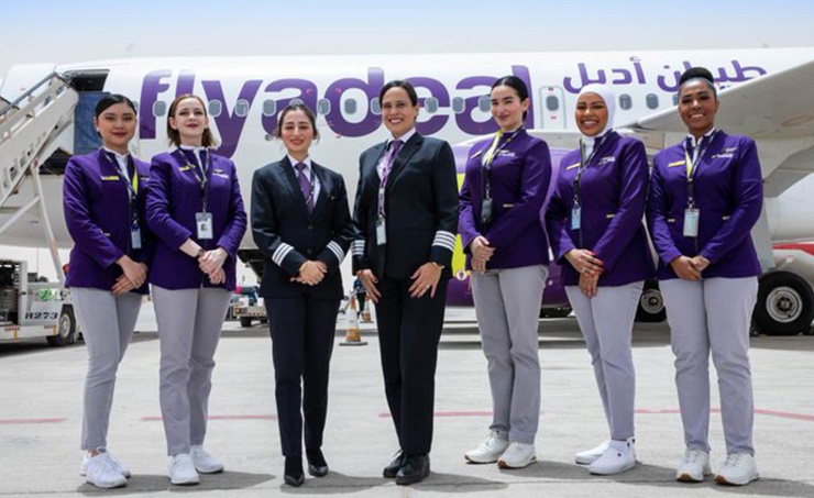 Photo of First for Saudi Arabia as domestic flight takes off with all-female crew