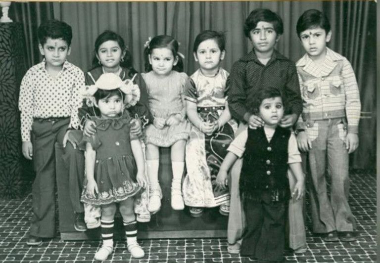 A cherished picture of the Bhatia cousins from back in the day