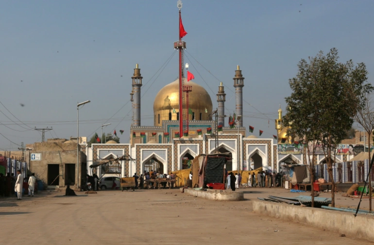 A view of Qalandar Shrine