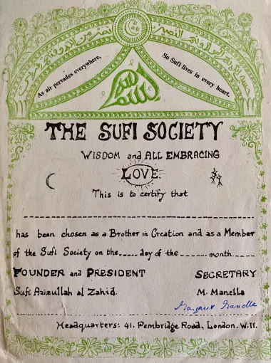 Aziz Baloch- Sufi-Society-Certificate-scaled