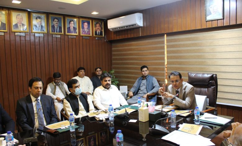 Sindh Chief Secretary - Encroachment-Meeting- Sindh Courier