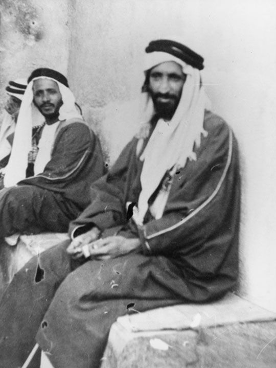 Thani Bin Abdullah with HH Sheikh Rashid bin Al Maktoum