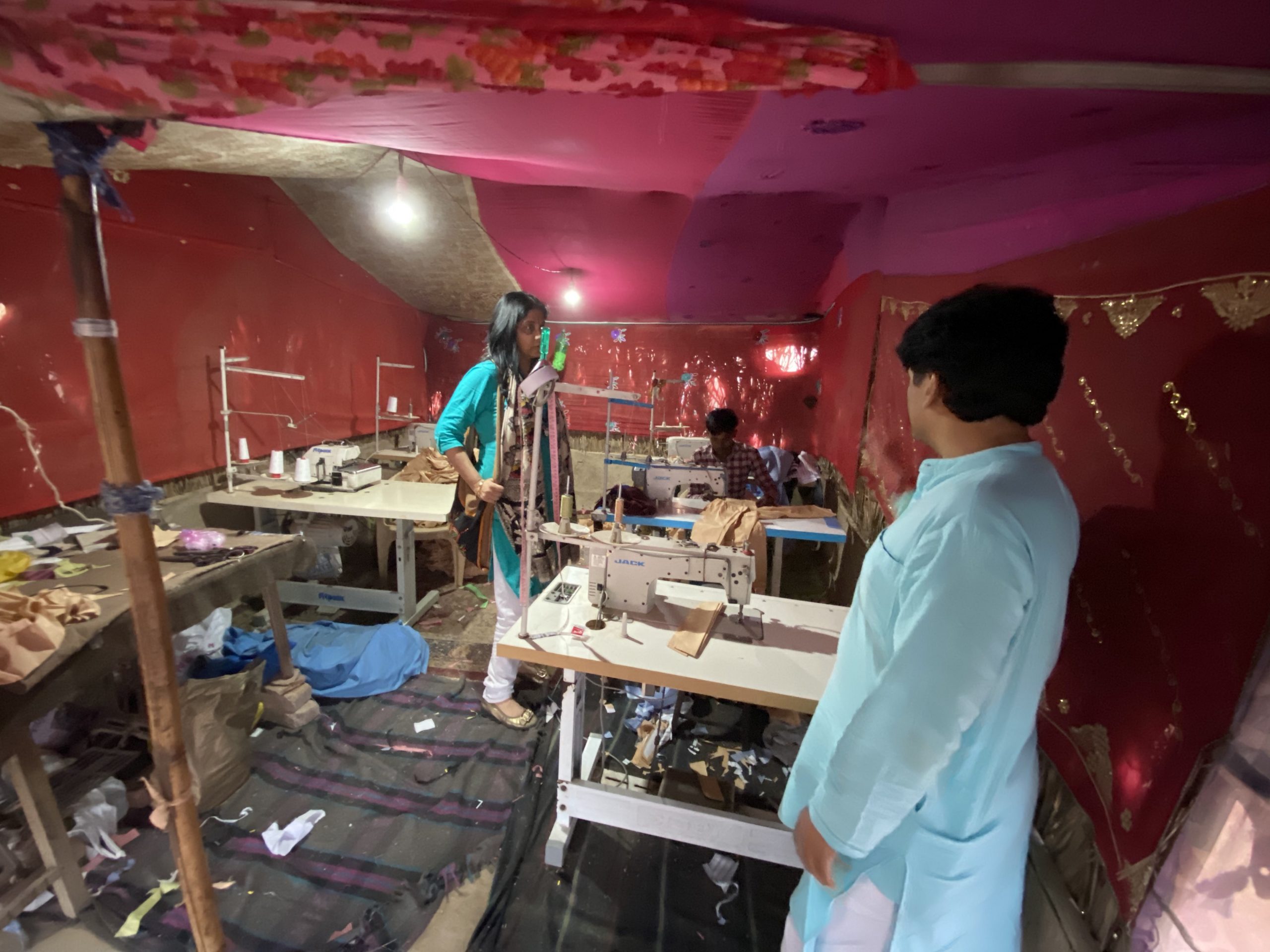1- Pakistani Hindu - At Anganwad Basti in Jodhpur, migrants are taught how to use sewing machines.
