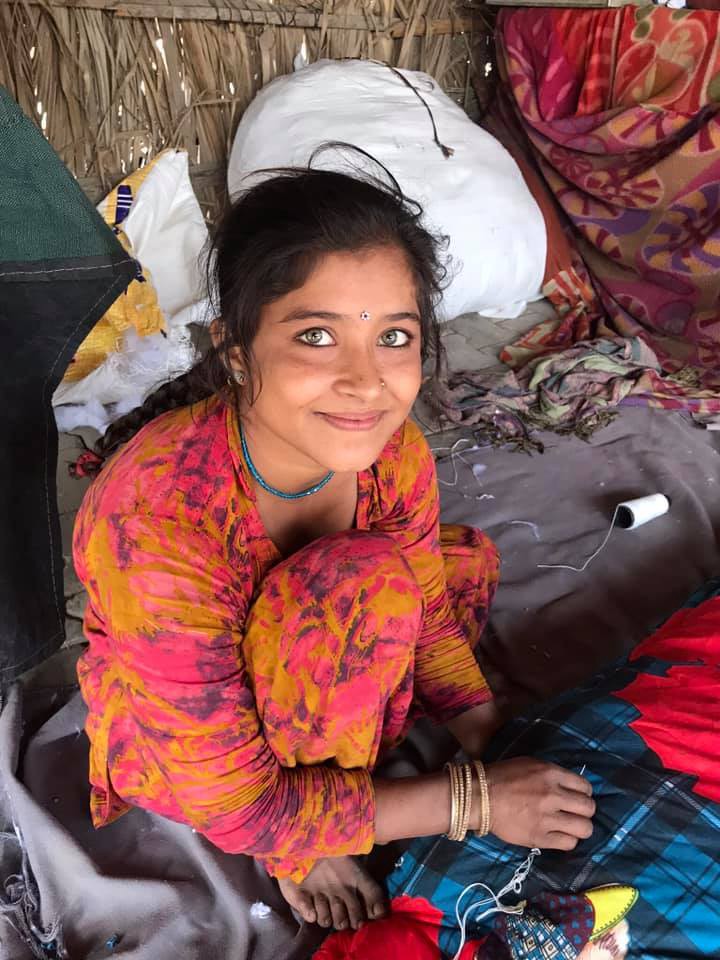 1- Pakistani Hindu migrant Maya lives in a camp in Delhi
