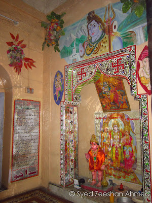 The main sanctuary is filled with beautiful murals and paintings