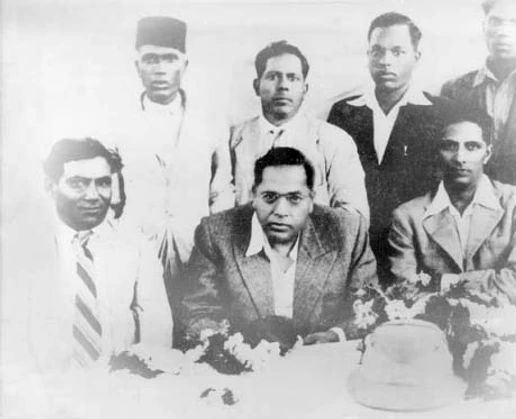 Ambedkar with some of the members of Independent Labour Party founded in 1937