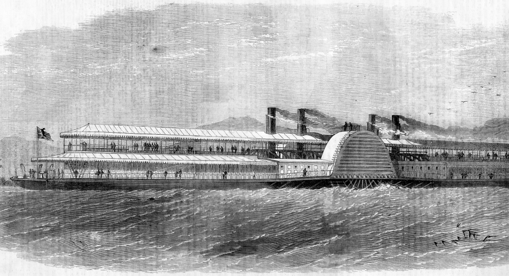 Steamer The Talpore designed by T B Winter. 1861