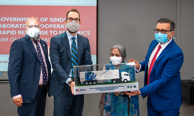 Photo of US Donates Sindh Govt. Mobile Laboratory to Strengthen COVID-19 Testing Capacity