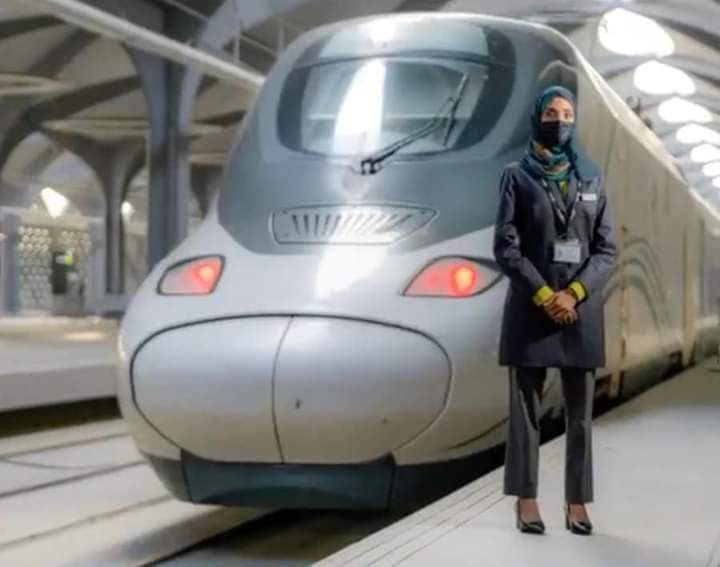 Saudi-Women-Train