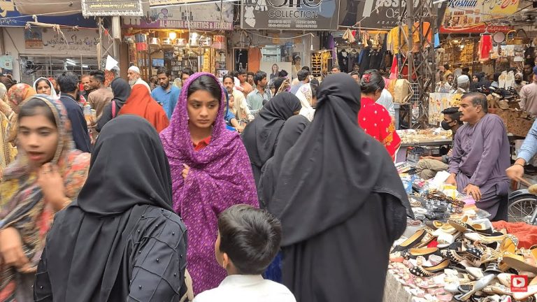 Historic Shahi Bazaar of Hyderabad Sindh