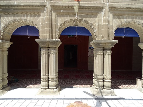 View of arched entrances