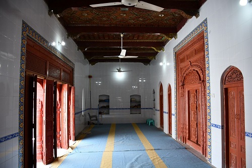 A View of the antechamber to the main prayer hall of the Jamia mosque at Jasial