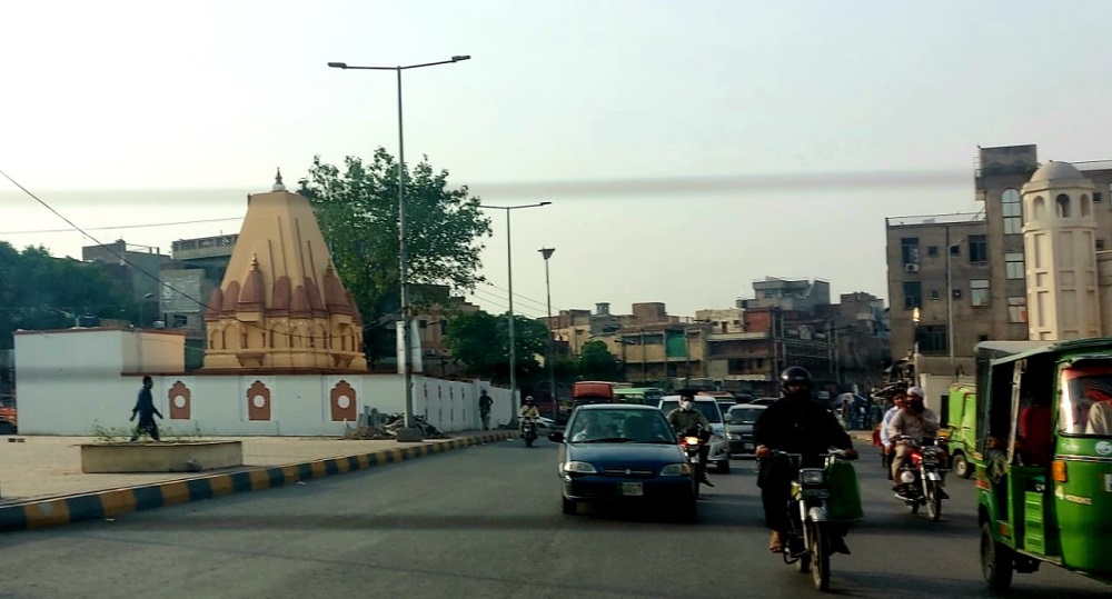 Jain Temple now sits directly to Metro Train's Anarkali station