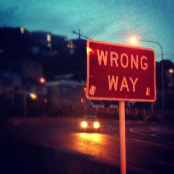 Wrong Way- Pinterest