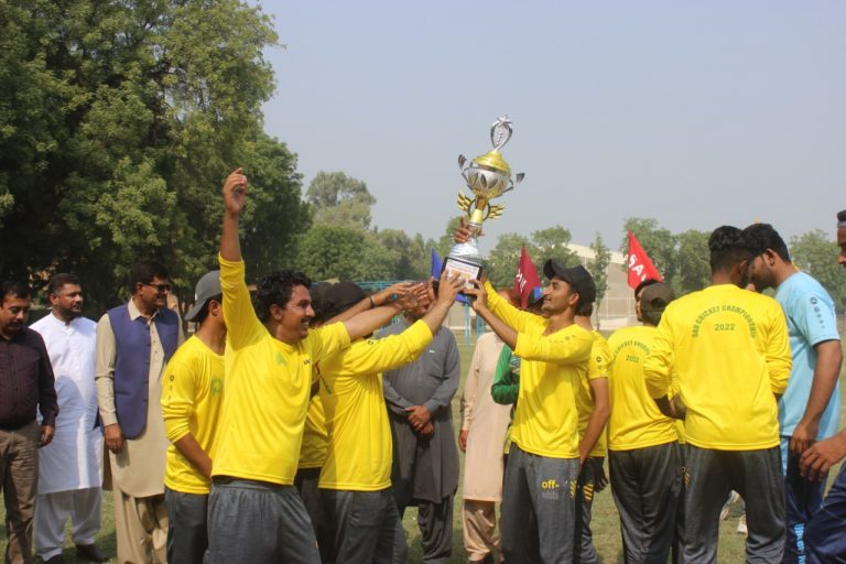 Tape Ball Cricket Finals at Sindh Agriculture University