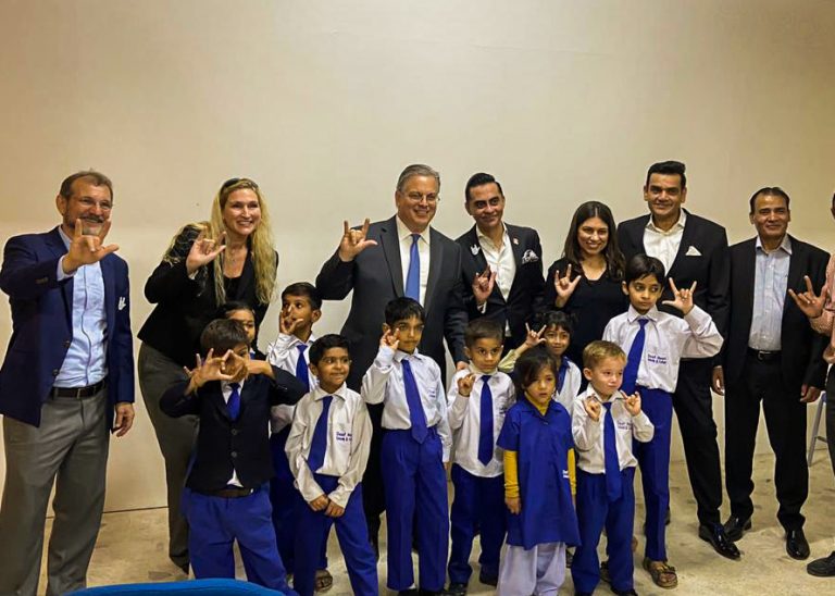 US-Ambassador-Deaf-School-Karachi-Sindh Courier