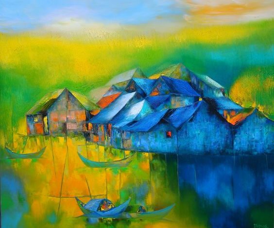 Vietnam - Painting - Pinterest
