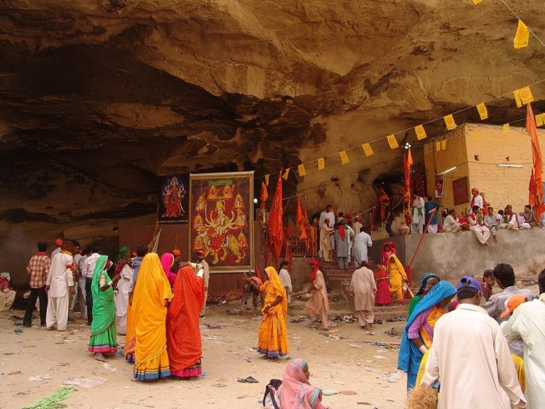 0- The entrance of Hinglaj Mata Mandir