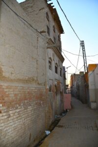 A street in Khahi village
