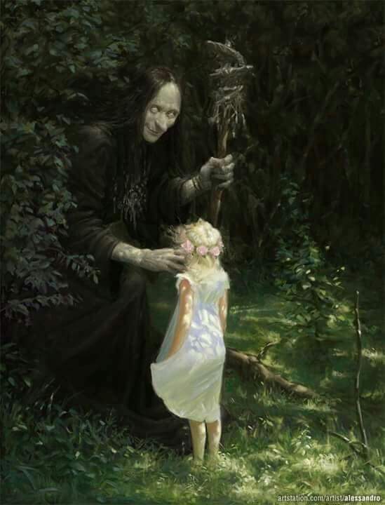 A witch - and girl