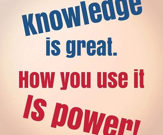 Photo of The knowledge is power
